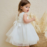 Baby Baptism Dresses Flower Girl Wedding White Dress