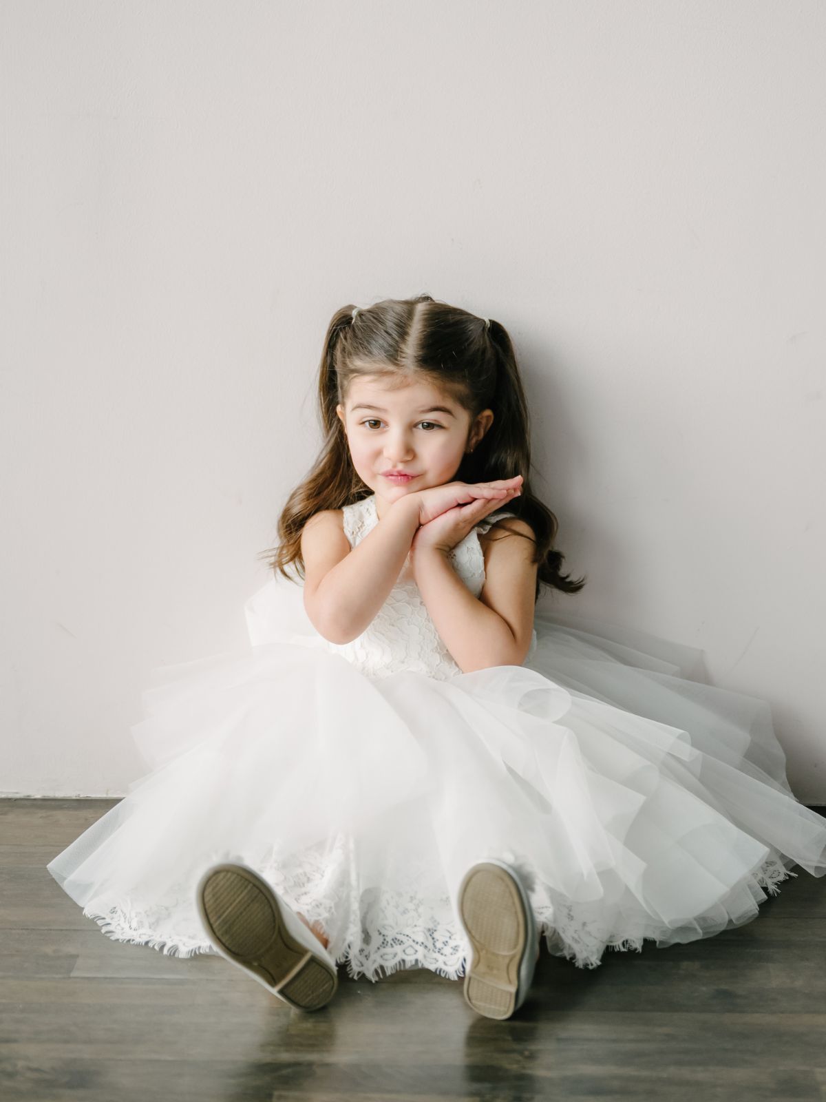 Flower Girls White Dress Princess Wear in New Jersey