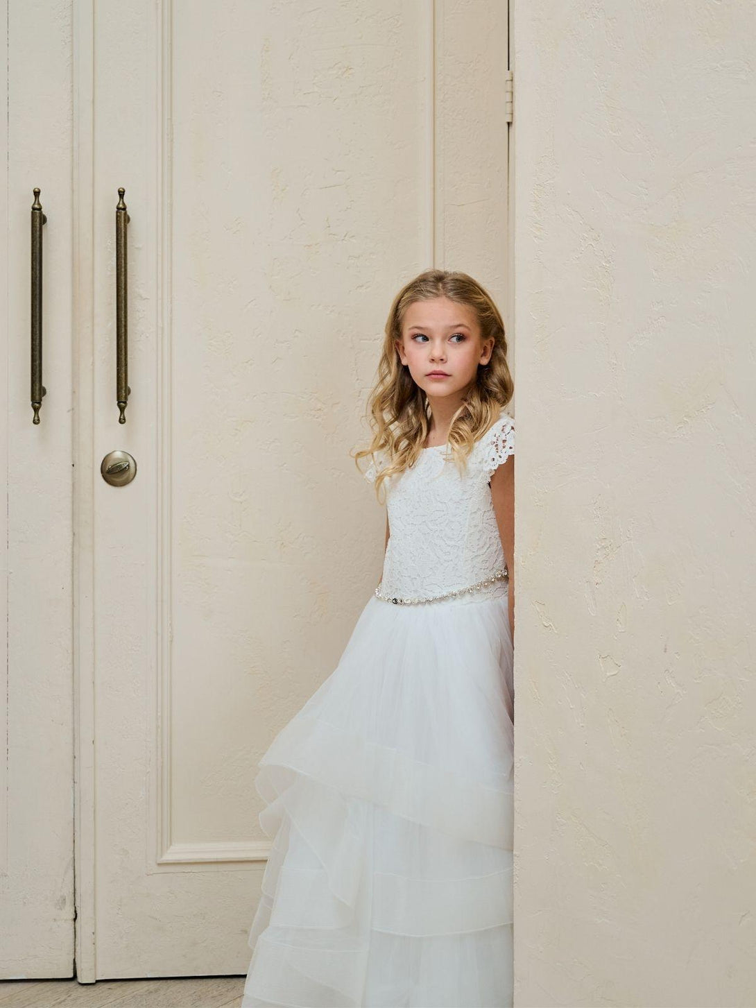 First Communion Communion Dresses Flower Girl Wedding White Dress