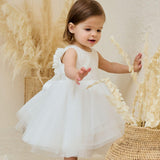 Baby Baptism Dresses Flower Girl Wedding White Dress