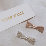 2Pc Bow Hair Clips