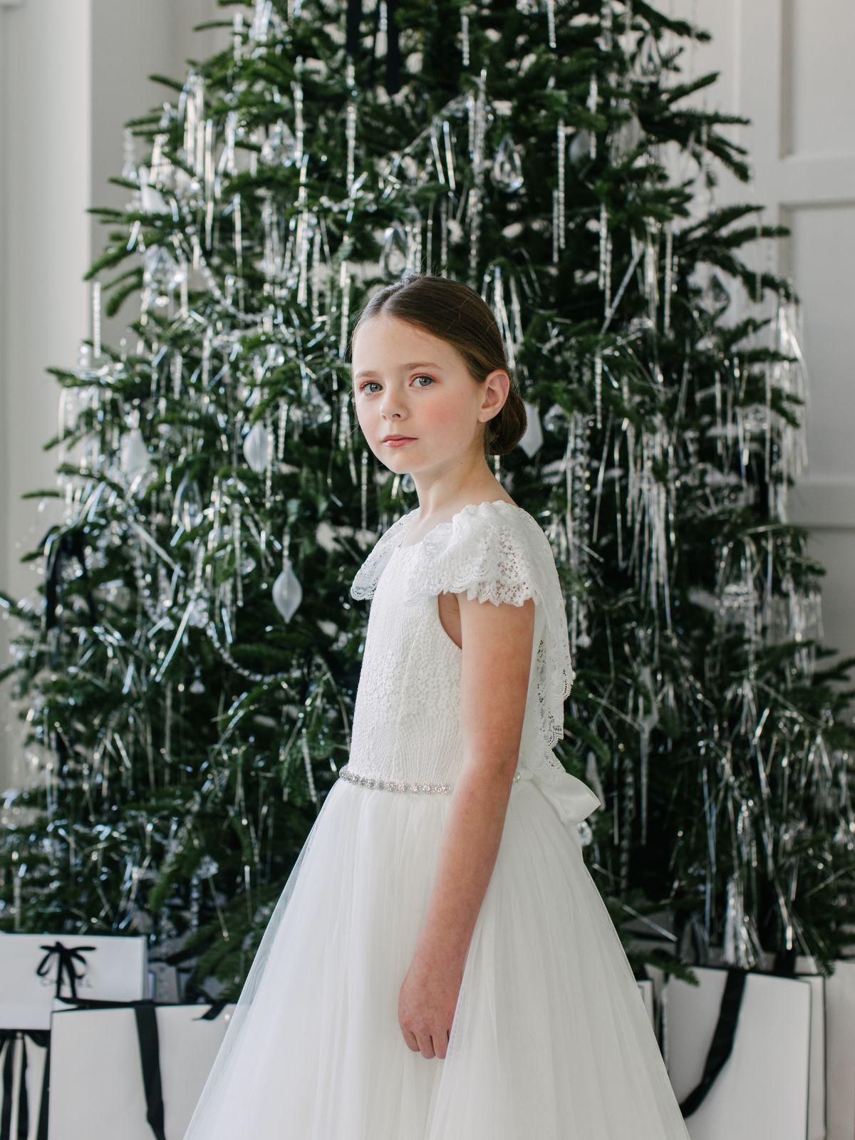 First Communion Communion Dresses Flower Girl Wedding White Dress