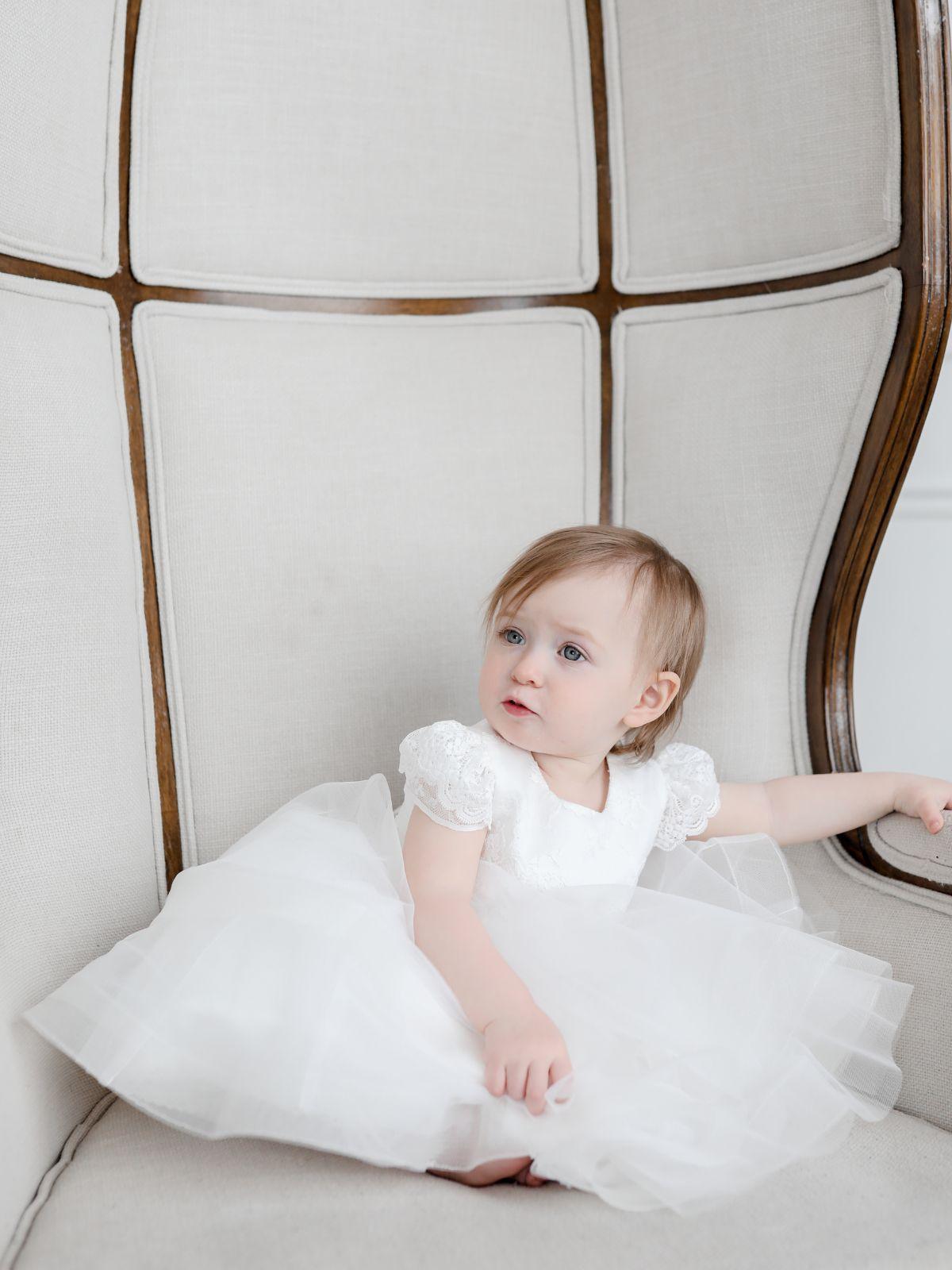 Baptism First Birthday Princess Dress in New Jersey