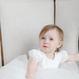 Baby Baptism Dresses Flower Girl Wedding White Dress