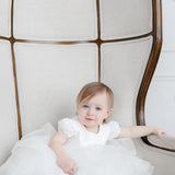 Baby Baptism Dresses Flower Girl Wedding White Dress