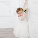 Baby Baptism Dresses Flower Girl Wedding White Dress
