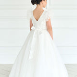 Communion Girls White Dress Princess Wear in New York