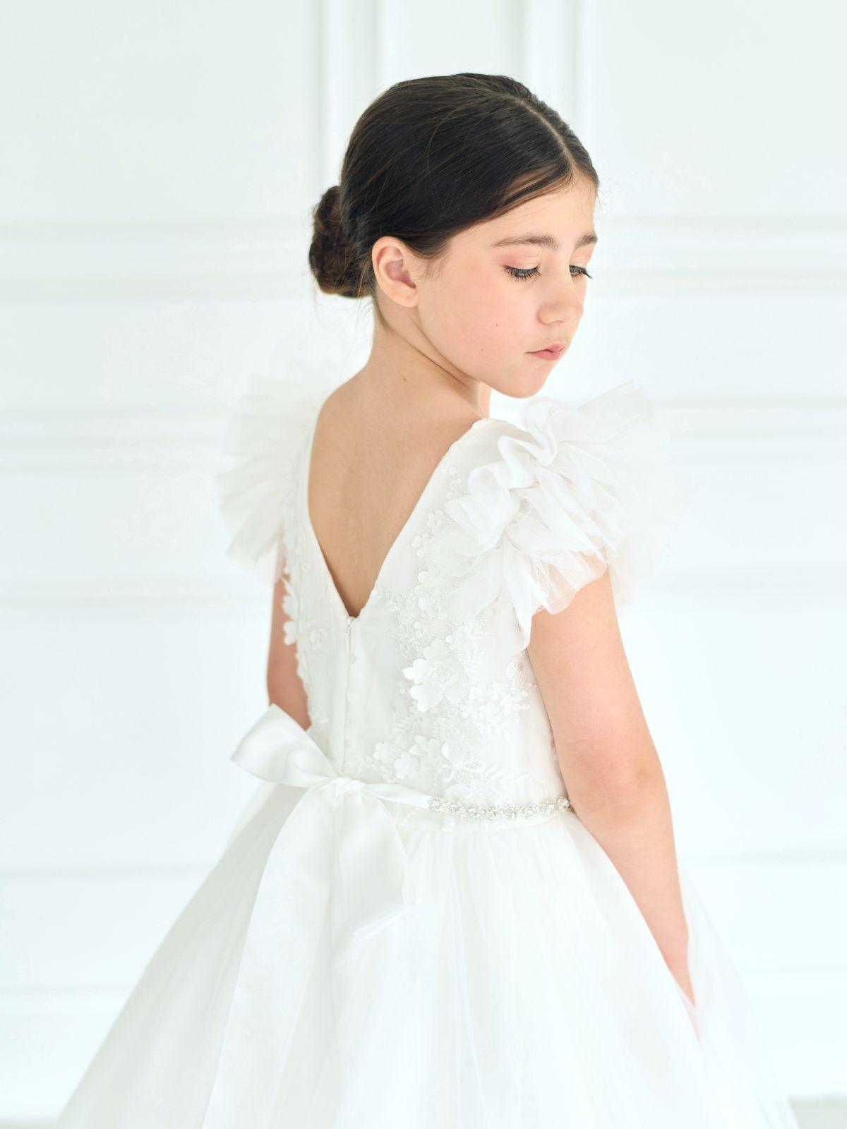 Communion Girls White Dress Princess Wear in New York