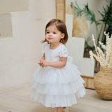 Baby Baptism Dresses Flower Girl Wedding White Dress