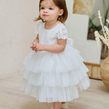 Baby Baptism Dresses Flower Girl Wedding White Dress