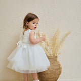 Baby Baptism Dresses Flower Girl Wedding White Dress