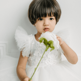 Baby Baptism Dresses Flower Girl Wedding White Dress