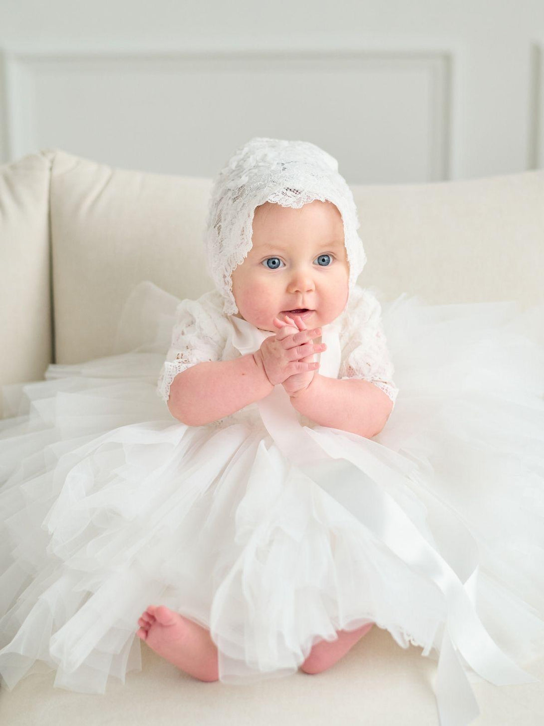 TETER WARM Baptism First Birthday Flower Lace Princess Dress in New Jersey