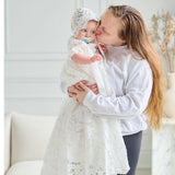 TETER WARM Baptism First Birthday Flower Lace Princess Dress in New Jersey