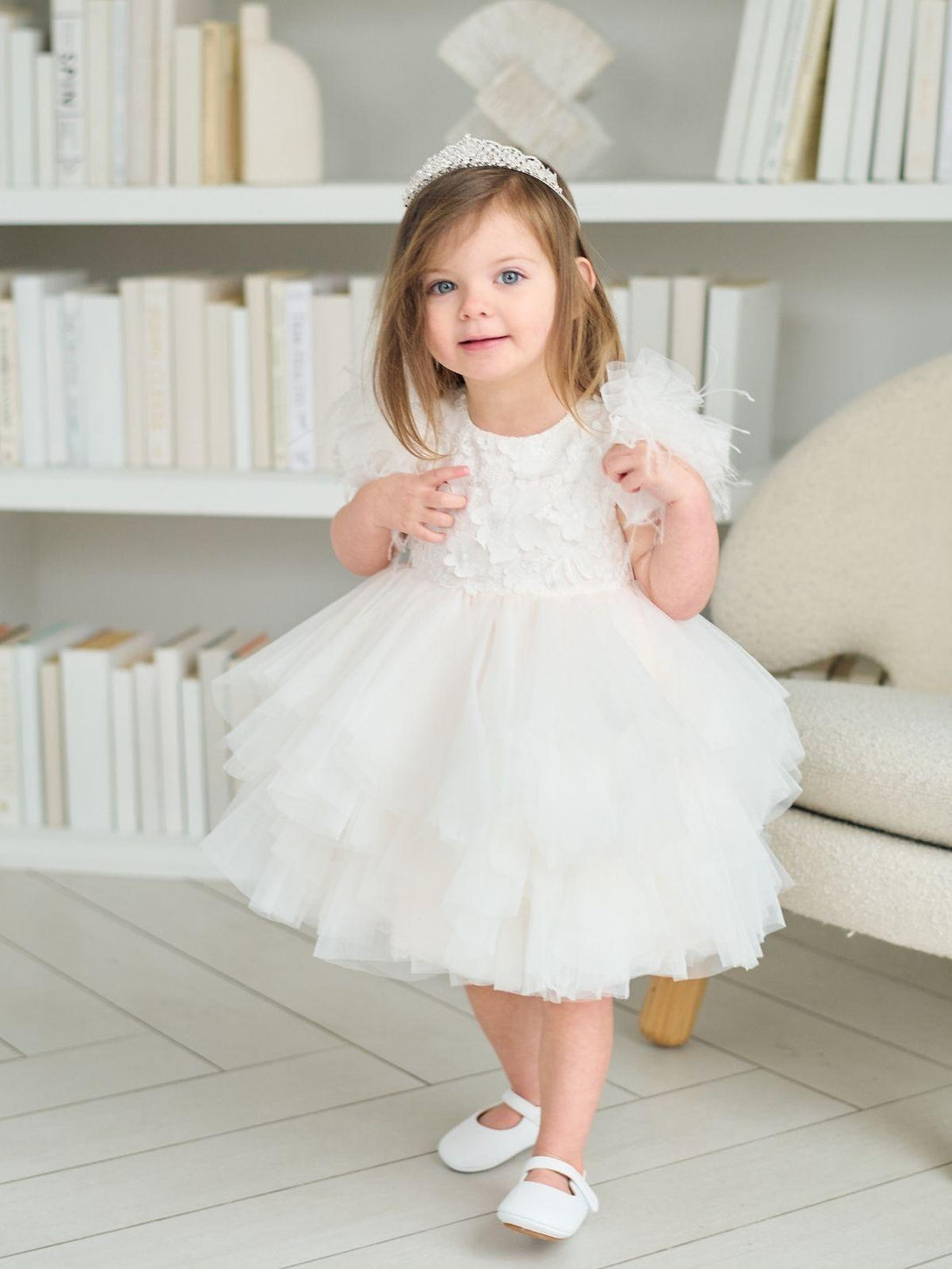 TETER WARM Baptism First Birthday Flower Lace Princess Dress in New York