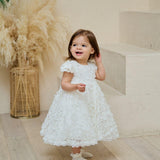 Baby Baptism Dresses Flower Girl Wedding White Dress