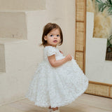 Baby Baptism Dresses Flower Girl Wedding White Dress
