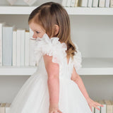 Baby Baptism Dresses Flower Girl Wedding White Dress