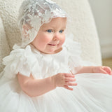 Baby Baptism Dresses Flower Girl Wedding White Dress