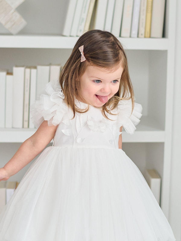 Baby Baptism Dresses Flower Girl Wedding White Dress