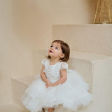 Baby Baptism Dresses Flower Girl Wedding White Dress