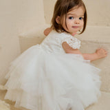 Baby Baptism Dresses Flower Girl Wedding White Dress