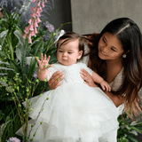 Baby Baptism Dresses Flower Girl Wedding White Dress