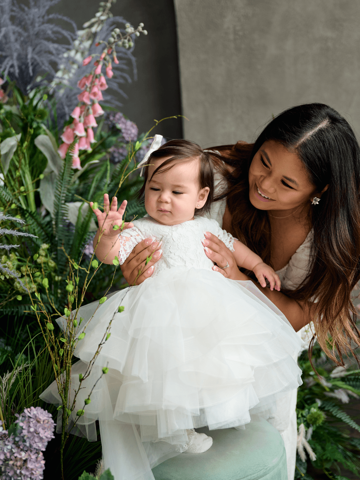 Baby Baptism Dresses Flower Girl Wedding White Dress