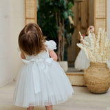 Baby Baptism Dresses Flower Girl Wedding White Dress