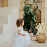 Baby Baptism Dresses Flower Girl Wedding White Dress