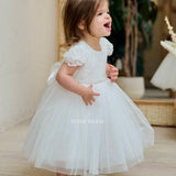 Baby Baptism Dresses Flower Girl Wedding White Dress