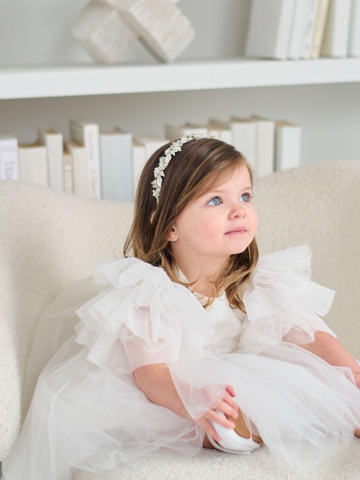 TETER WARM Baptism First Birthday Flower Lace Princess Dress in New York