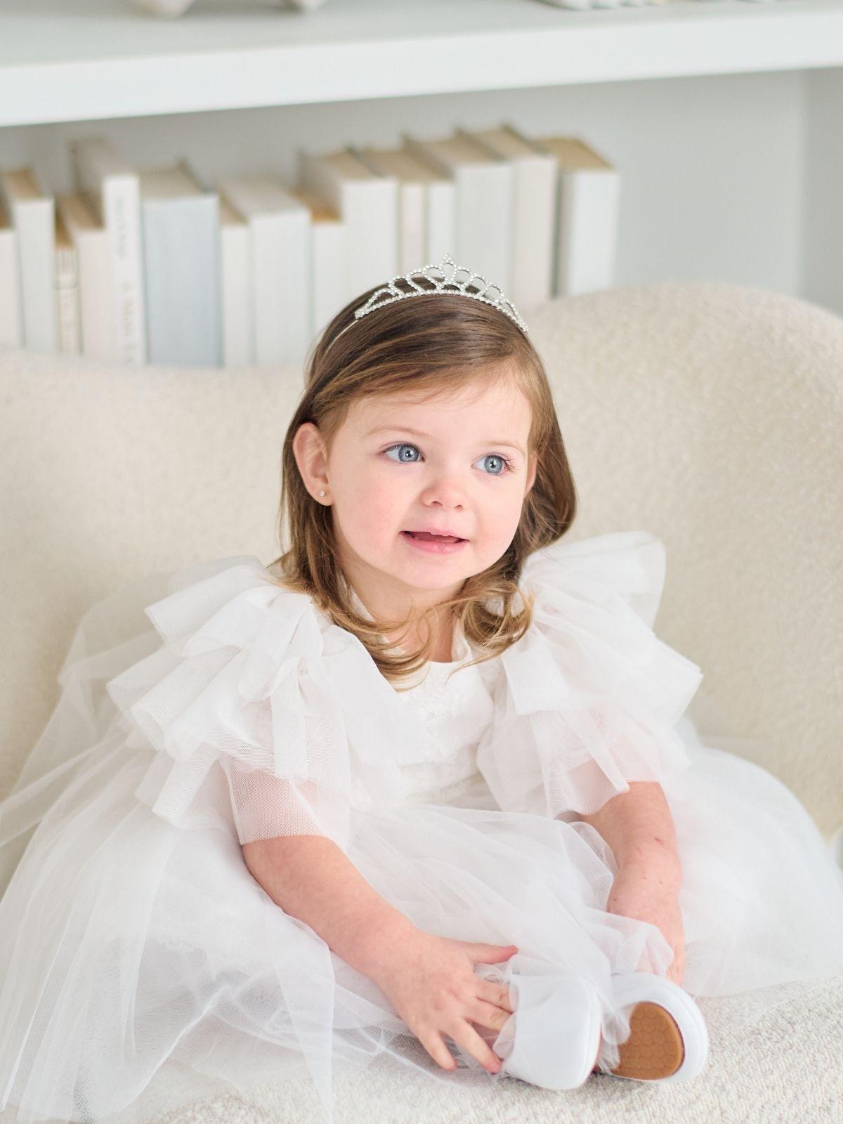 TETER WARM Baptism First Birthday Flower Lace Princess Dress in New York