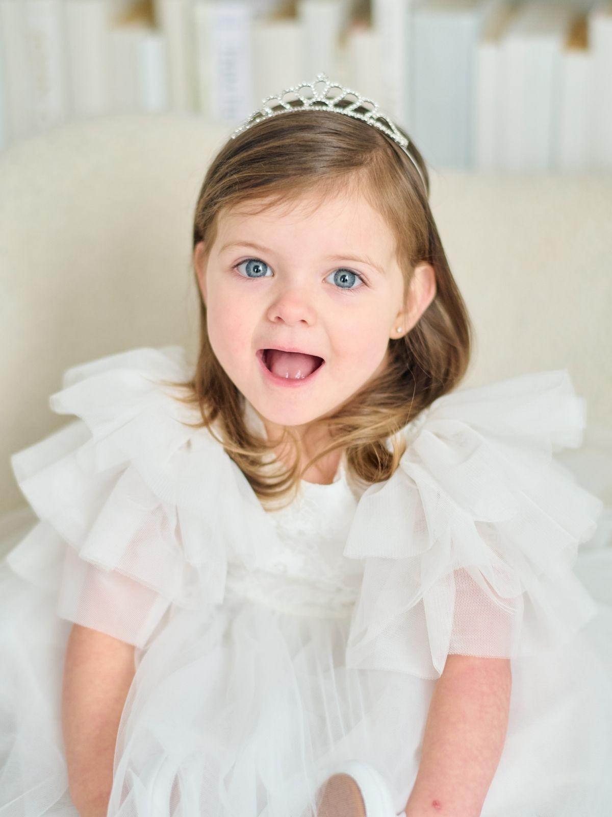 TETER WARM Baptism First Birthday Flower Lace Princess Dress in New York