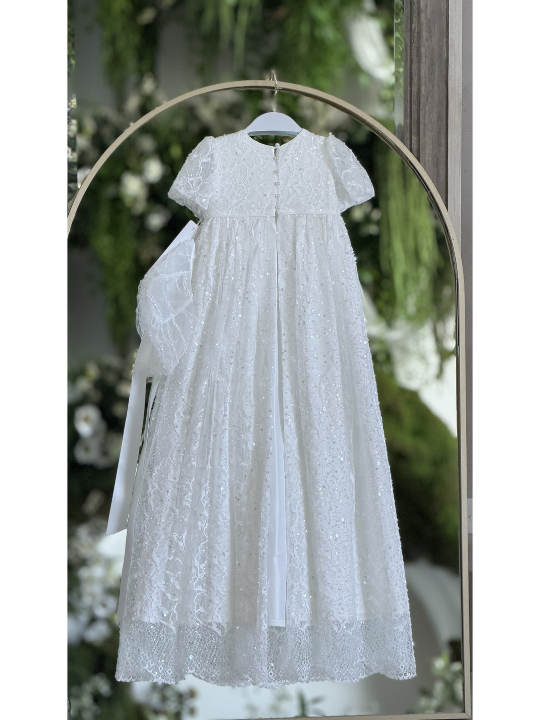 white lace christening dress Victoria Baptism Dress - Baby Girls