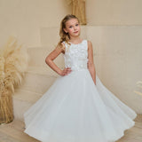 First Communion Communion Dresses Flower Girl Wedding White Dress