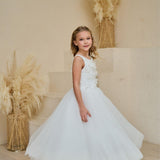 First Communion Communion Dresses Flower Girl Wedding White Dress
