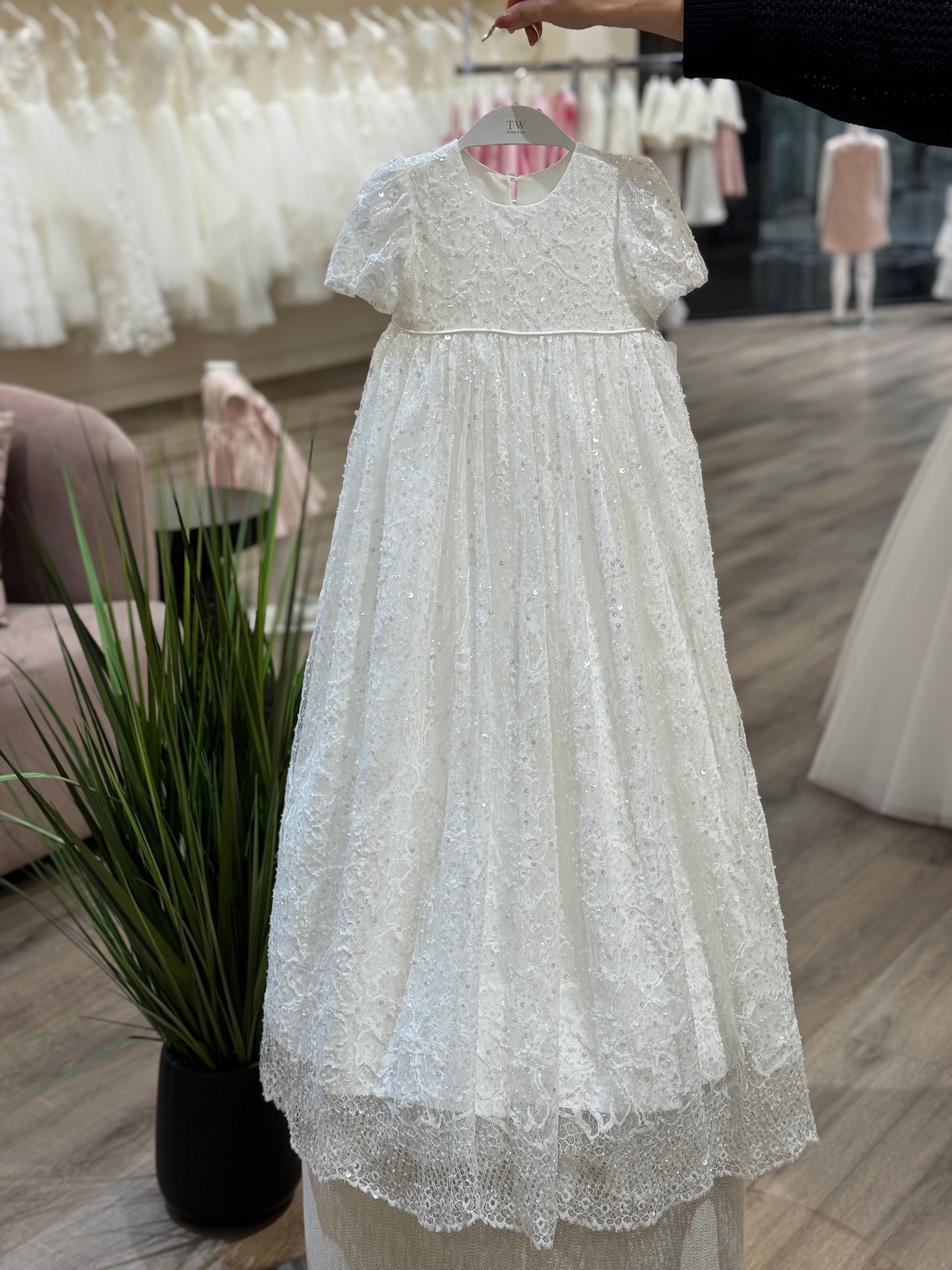 knee length dresses for ladies Shop Lily Christening Gown main image 1