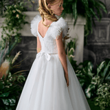 First Communion Communion Dresses Flower Girl Wedding White Dress