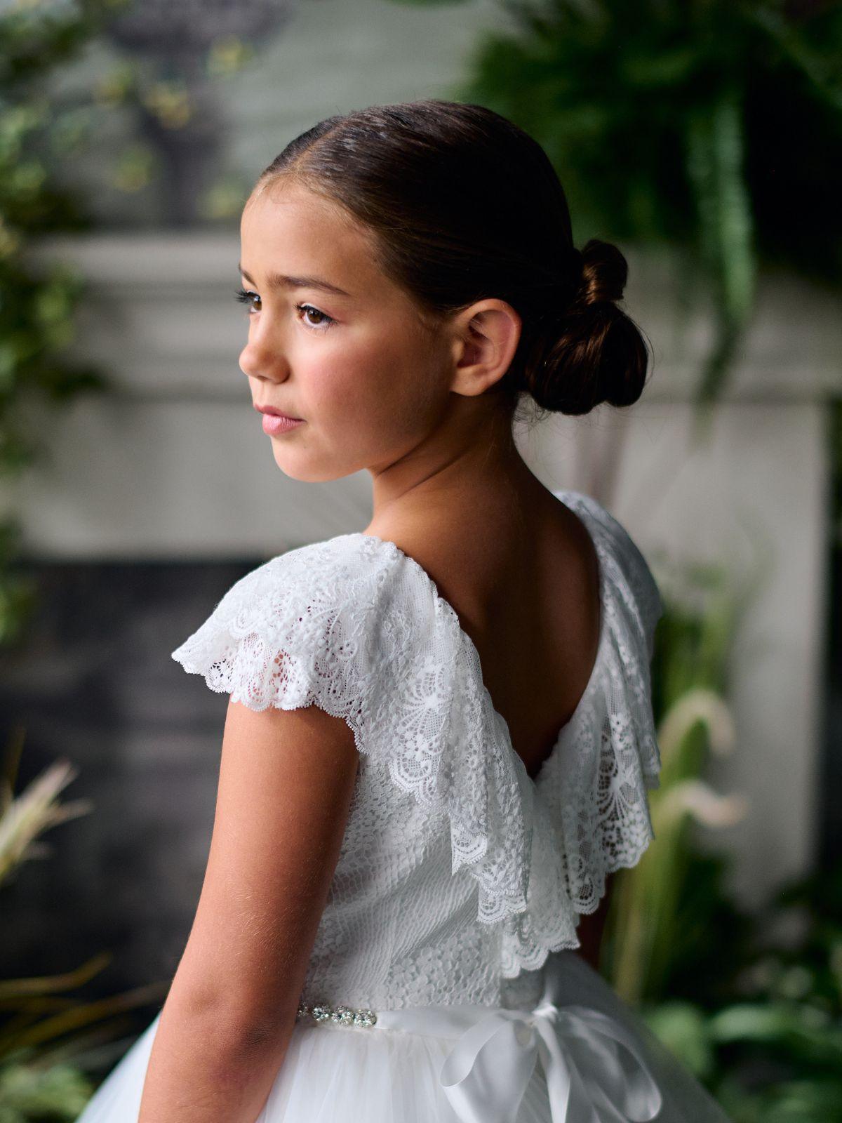 First Communion Communion Dresses Flower Girl Wedding White Dress