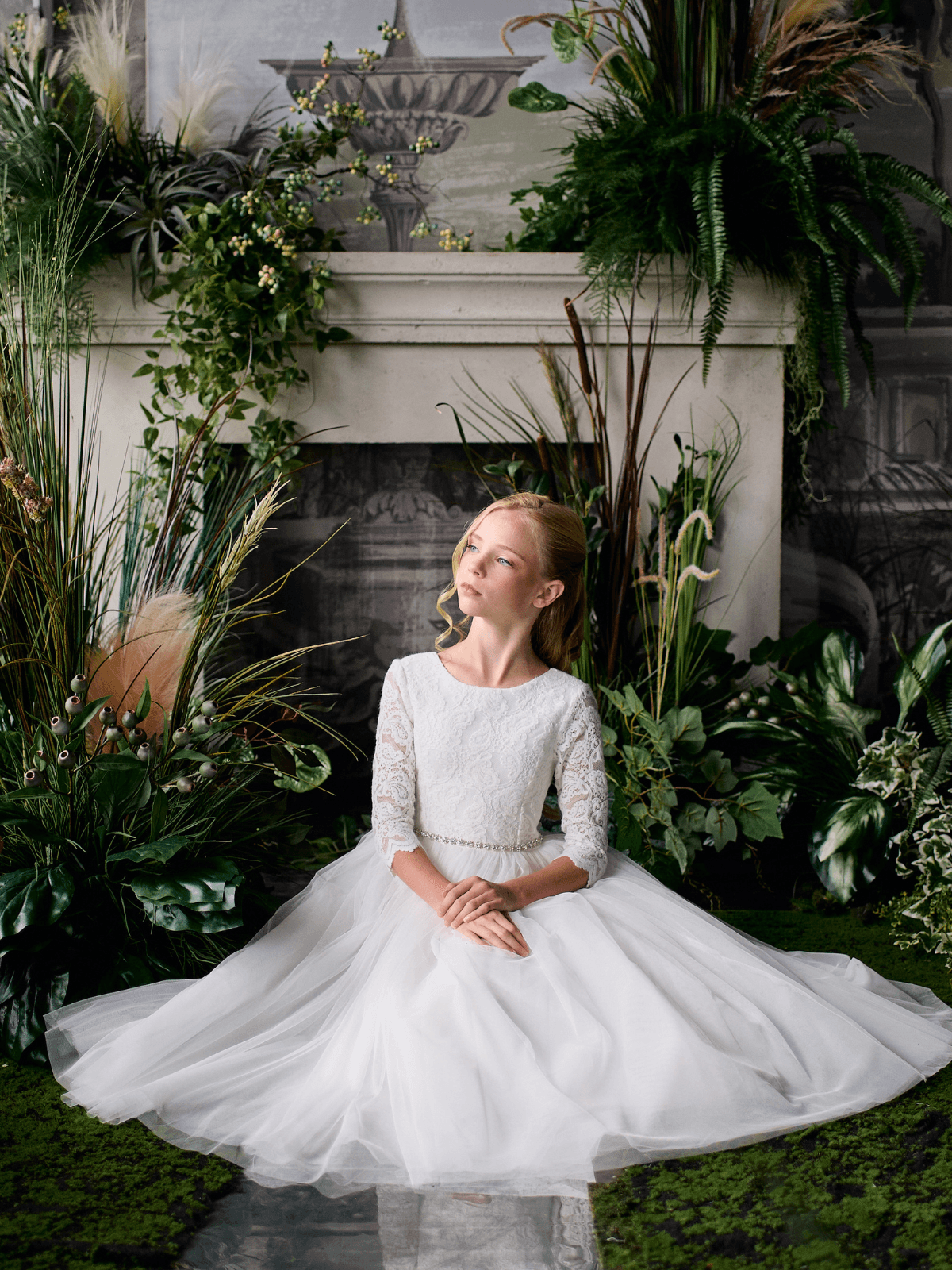 First Communion Communion Dresses Flower Girl Wedding White Dress