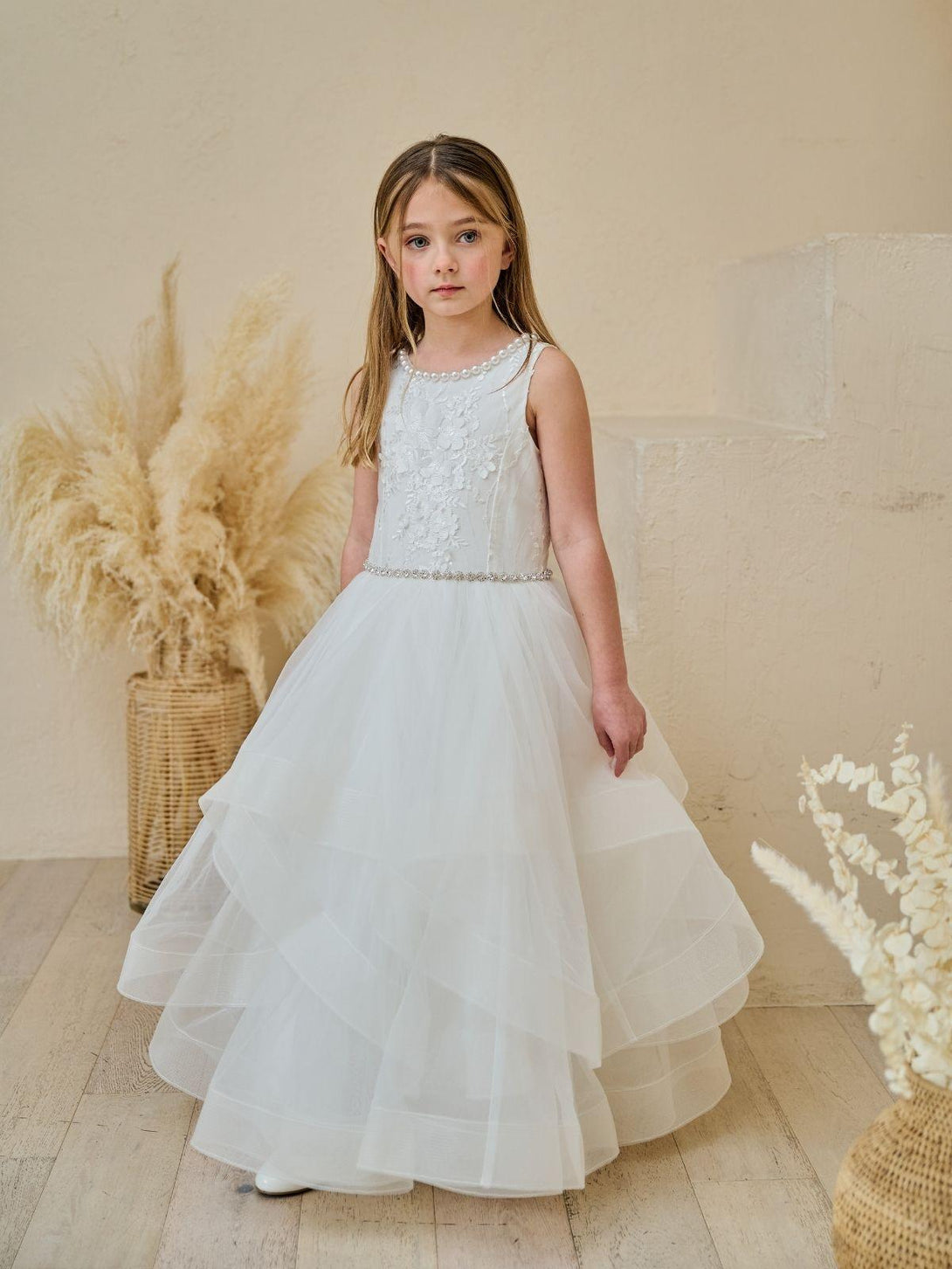 First Communion Communion Dresses Flower Girl Wedding White Dress