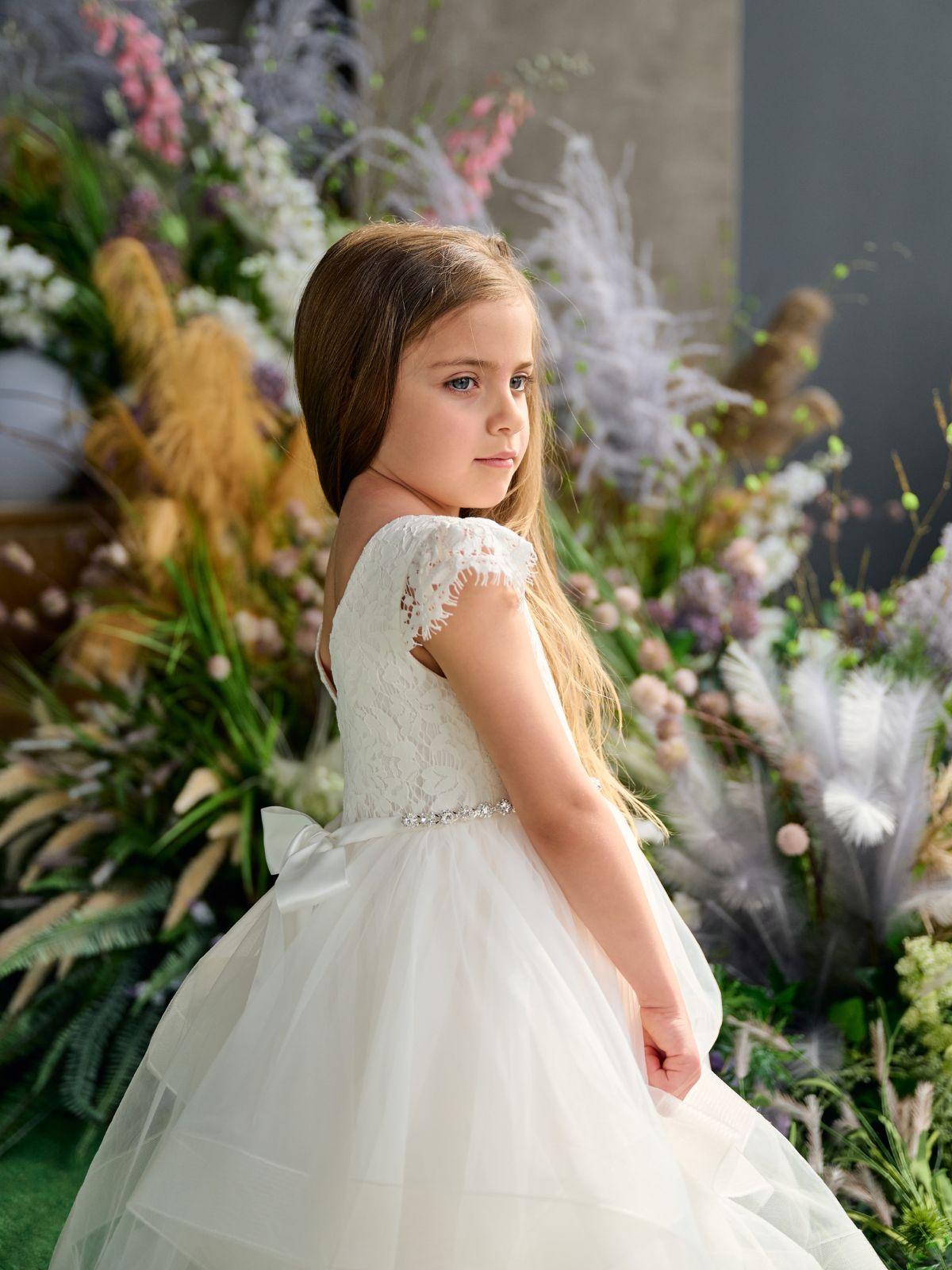 First Communion Communion Dresses Flower Girl Wedding White Dress