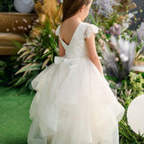 First Communion Flower Girl Wedding White Dress