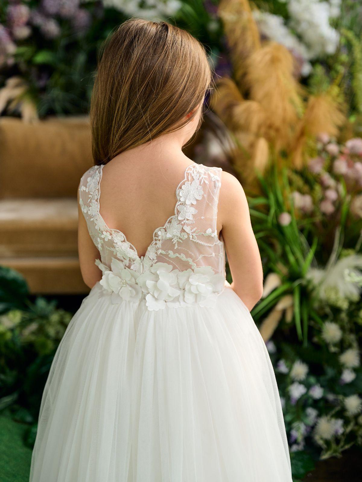 First Communion Communion Dresses Flower Girl Wedding White Dress