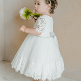 Baby Baptism Dresses Flower Girl Wedding White Dress