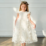 First Communion Flower Girl Wedding White Dress