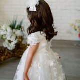 First Communion Flower Girl Wedding White Dress