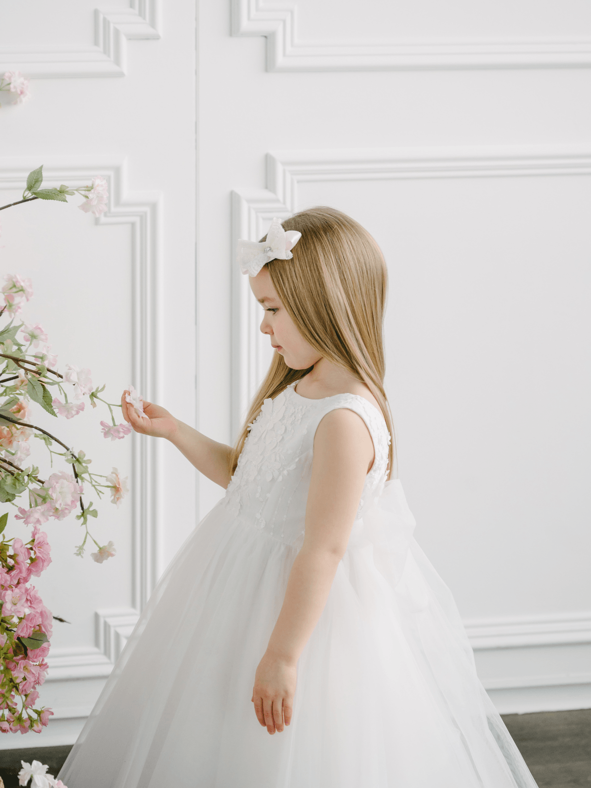 First Communion Wedding White Dress Baby Baptism Dress