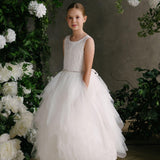 First Communion Communion Dresses Flower Girl Wedding White Dress